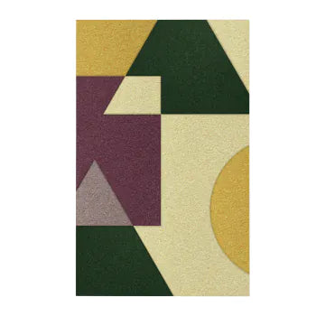 Acoustic Wall Art Panels SHAPES 3 fig swatch on white background Decormania UK